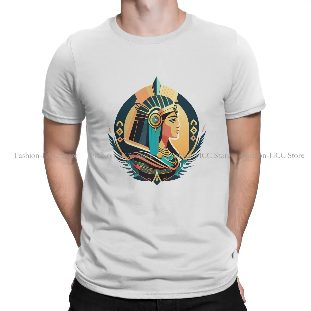 Queen Style Polyester TShirt Ancient Egypt Egyptian Top Quality Hip Hop Graphic  T Shirt Stuff