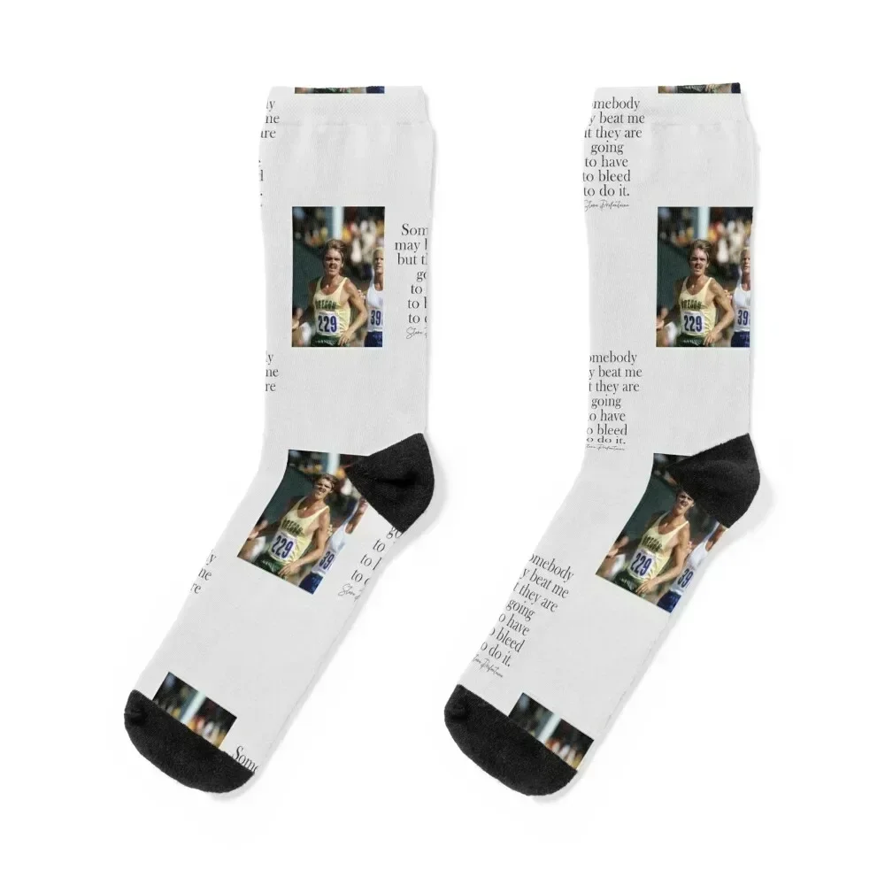 

Steve Prefontaine quote Socks crazy christmas stocking Non-slip christmass gift Socks Girl Men's