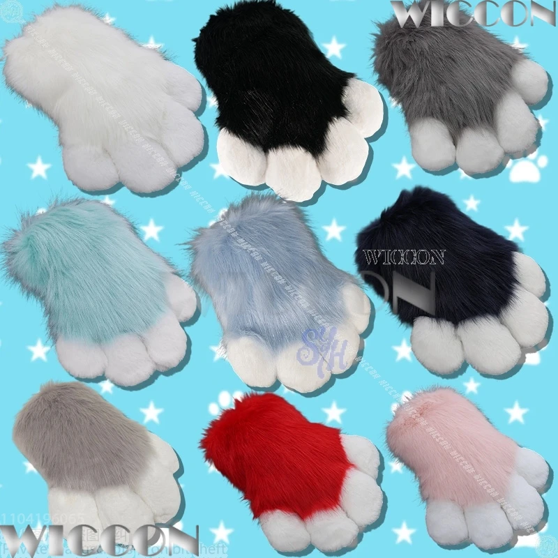 furrsuit-chat-lapin-chien-renard-pattes-gants-kawaii-animal-fourrure-cosplay-anime-accessoires-halloween-jirai-kei-filles-carnaval-tenue