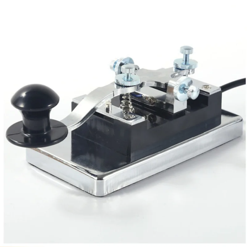 K4 Heavy Duty Morse Code CW Key 3.5mm/6.5mm Plug For HF Shortwave Radio Statio