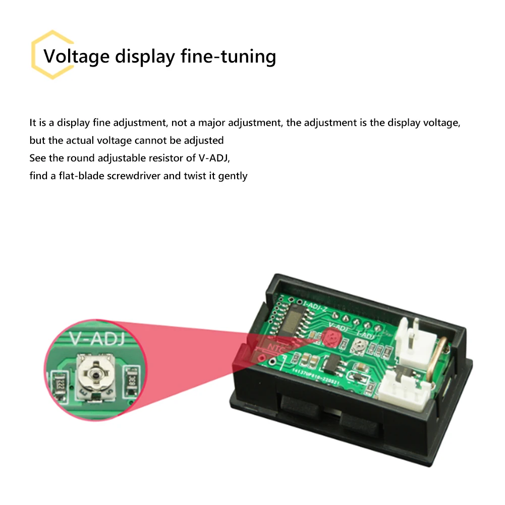 M430 Digital Voltmeter Ammeter DC 0-100V 10A 50A 100A Dual LED Display Voltage Detector Current Power Meter Panel Amp Volt Gauge