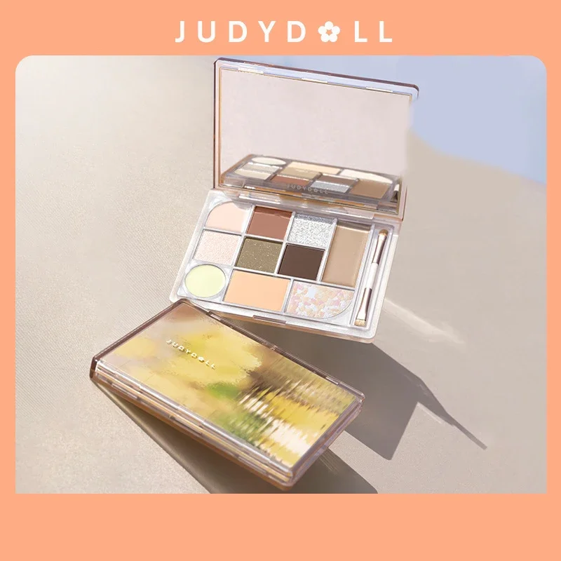 Judydoll Ten Color Makeup Comprehensive Palette Eyeshadow Palette Blush Contour Highlight Multifunctional Eyeshadow Palette