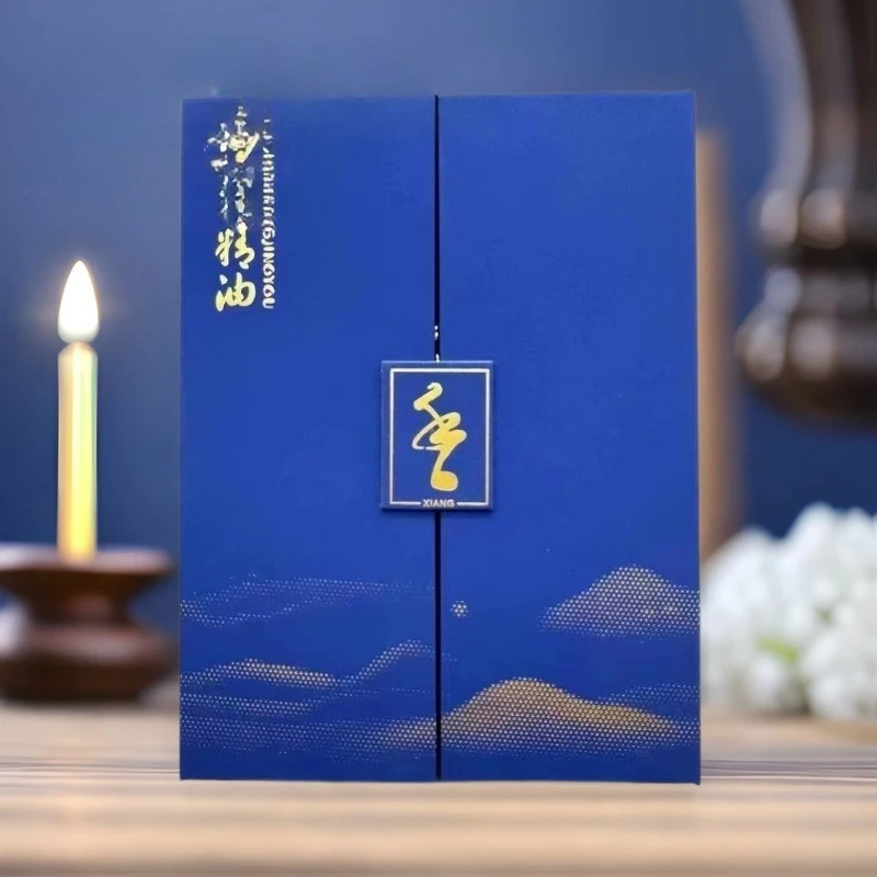1g Hainan Shell Material Agilawood Essential Oil Ancient Distillation Method Temple Worship Study Rooms Meditation Calms Mind