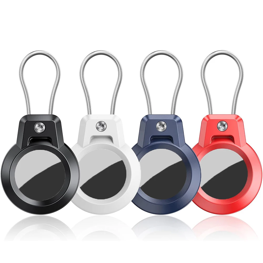 GITFOS Airtag-Halter für Apple Airtag GPS-Tracker-Hülle, Anti-Verlust-Schlüsselanhänger, Halter für Gepäck, Rucksack, Haustierhalsband, Schlüssel