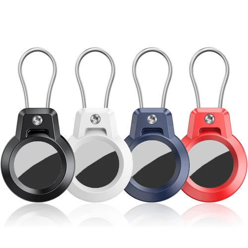 Soporte Airtag para Apple Airtag, funda de seguimiento GPS, llavero antipérdida para equipaje, mochila, llaves de Collar para mascotas