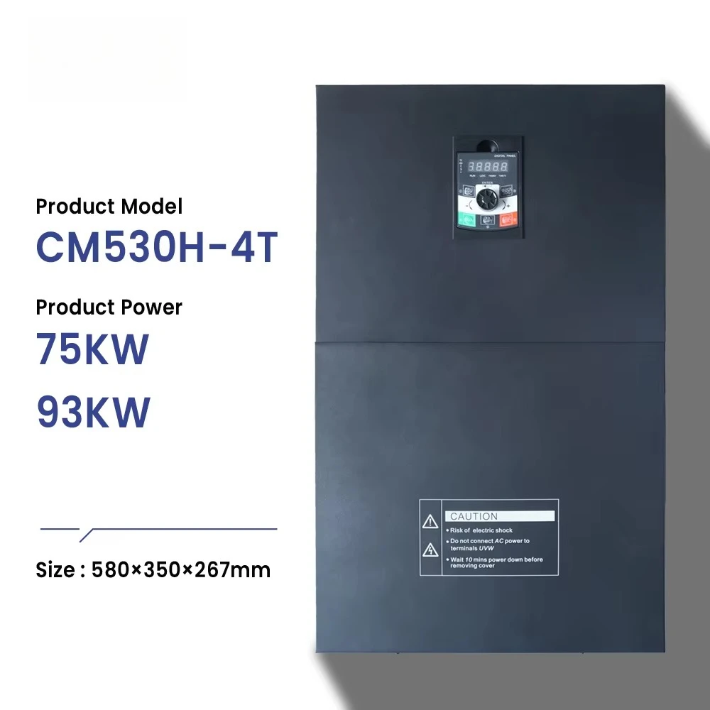 RYE 75KW 93KW Three-Phase AC Drive Variator Frequency Converter for Motor 380V Nominal Voltage