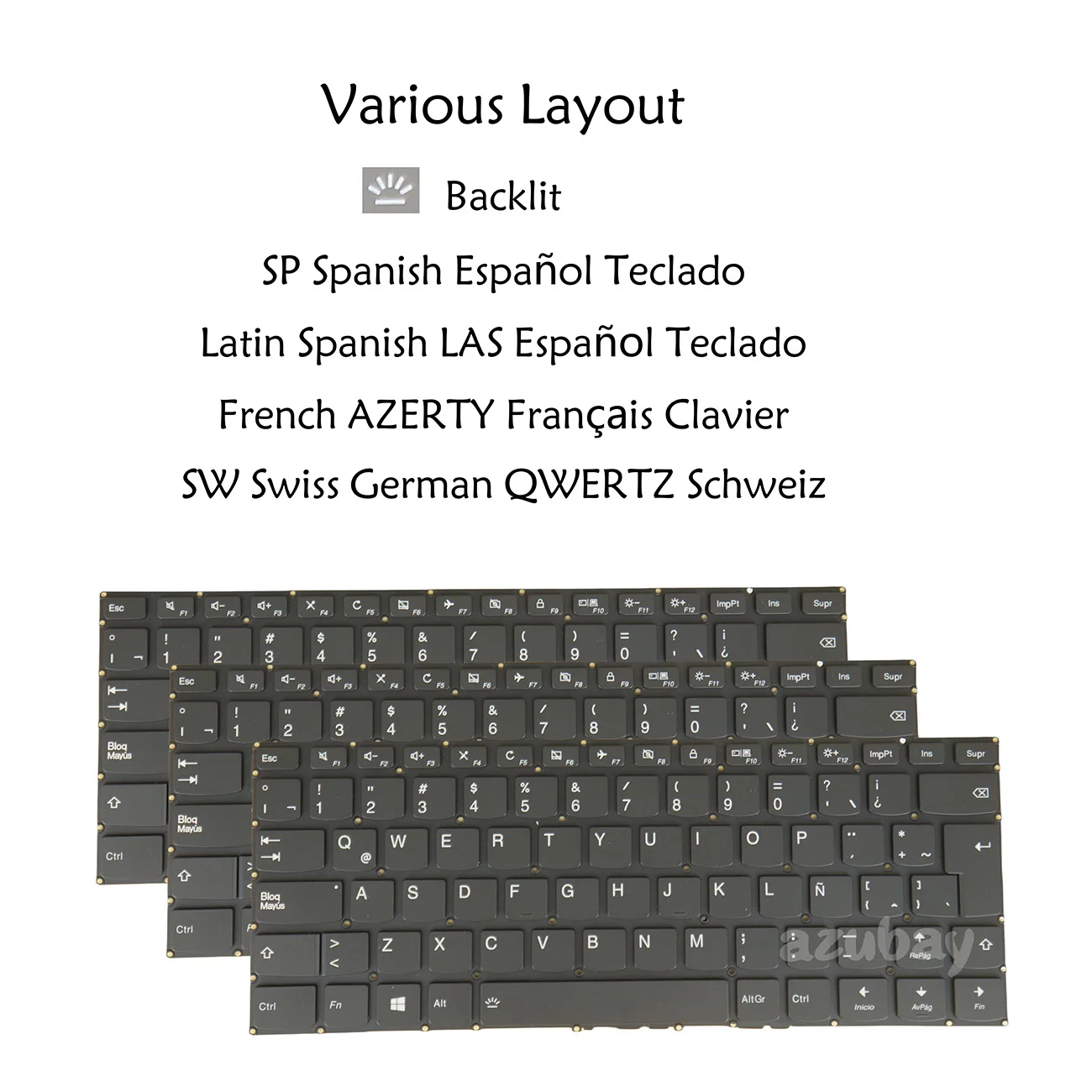 Keyboard For Lenovo Ideapad 310s-14ast 310s-14isk 310s-14ikb 510s-14isk 510s-14ikb LCM15J5 PM4CB-LSP Swiss French LA Spanish