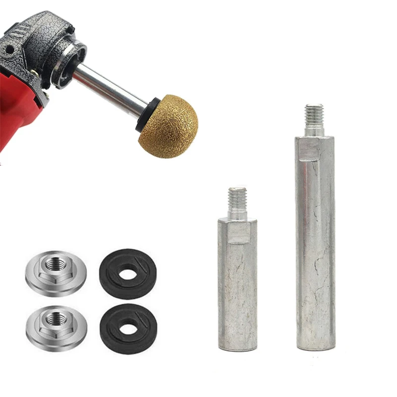 M14 Om M10 M14 Converteren Naar M10 Verbinding Uitgebreide Staaf Adapter Extender Converter Voor Auto Polijstmachine Natte Grinder Hoek Lengte bar