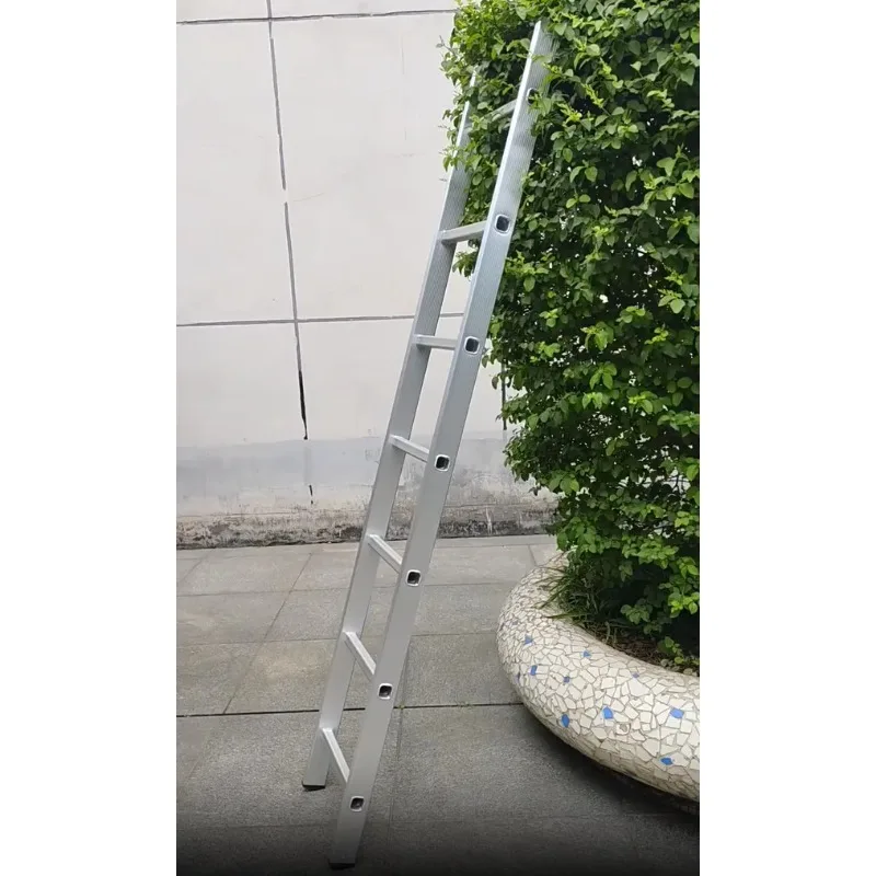 20 Step Modern Design Aluminum Straight Ladder 5.44m Nestable for Warehouse Retail or Apartment Use