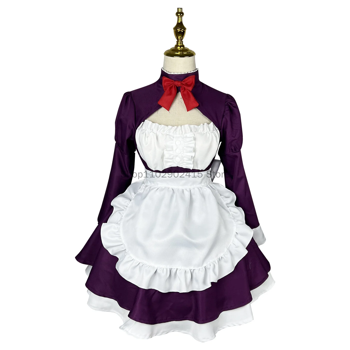 2023 Japanese Anime Black Butler Maid Masked Girl Maid Costume Woman Cosplay Costumes Dress Apron for Halloween Party Dress