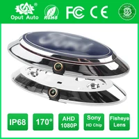 CCD AHD 1080P 170 °   Cámara de respaldo de marcha atrás con logotipo de insignia de coche para Ford Ranger T6 T7 T8 XLT Edge F-150 F-250 F-350 Explorer