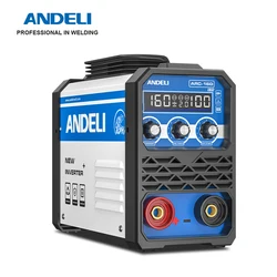 ANDELI-Machine à souder semi-automatique, 110 V, 220V, MMA, DC Inverter, Soudeur de coque, 160A, Soudeur portable pour métal, fer