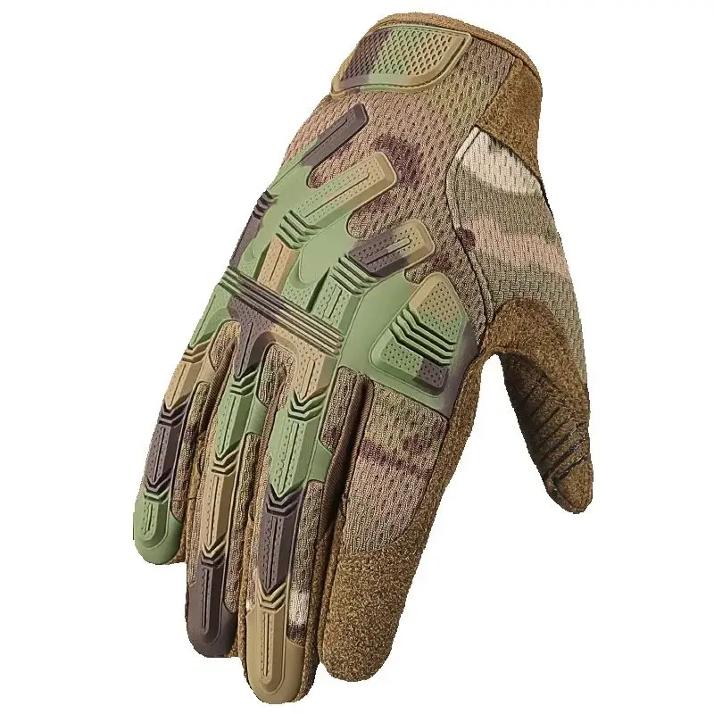 Outdoor training touchscreen gloves - suitable for both men and women, for paintball shooting, air soft combat bicycles, rubber