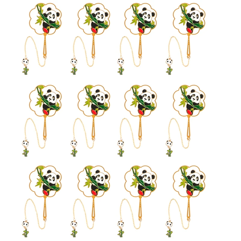 Panda Chinese Style Bookmarks Chinese Style Bookmarks Set For Kids,Women,Pack Of 12 For Book Lovers