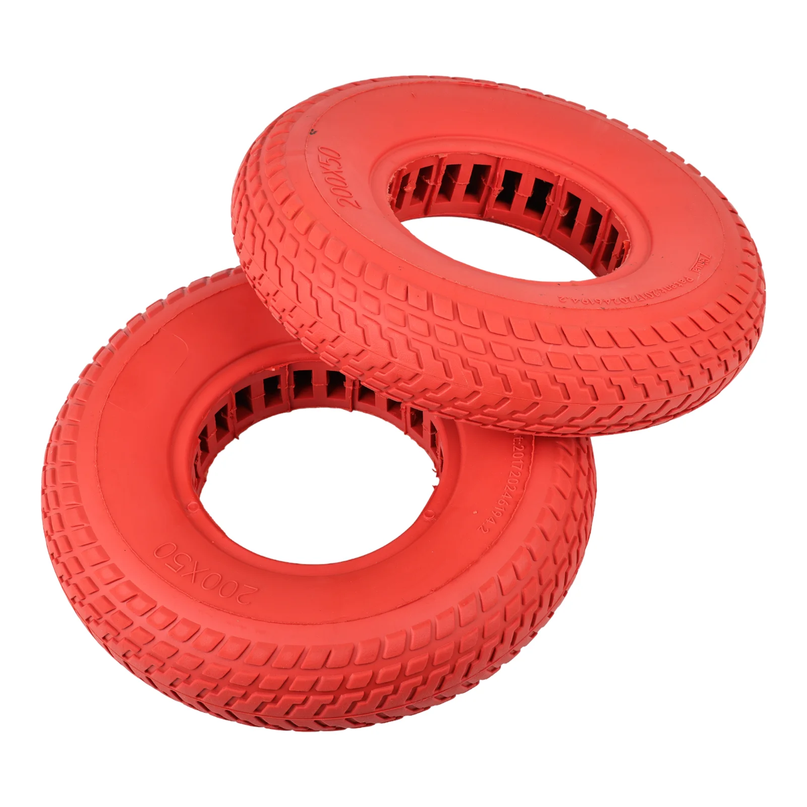 200x50 Solid Tyre for 8inch Electric Scooter Front and Rear Wheel Honeycomb Tyre Non-slip Rubber Accessories