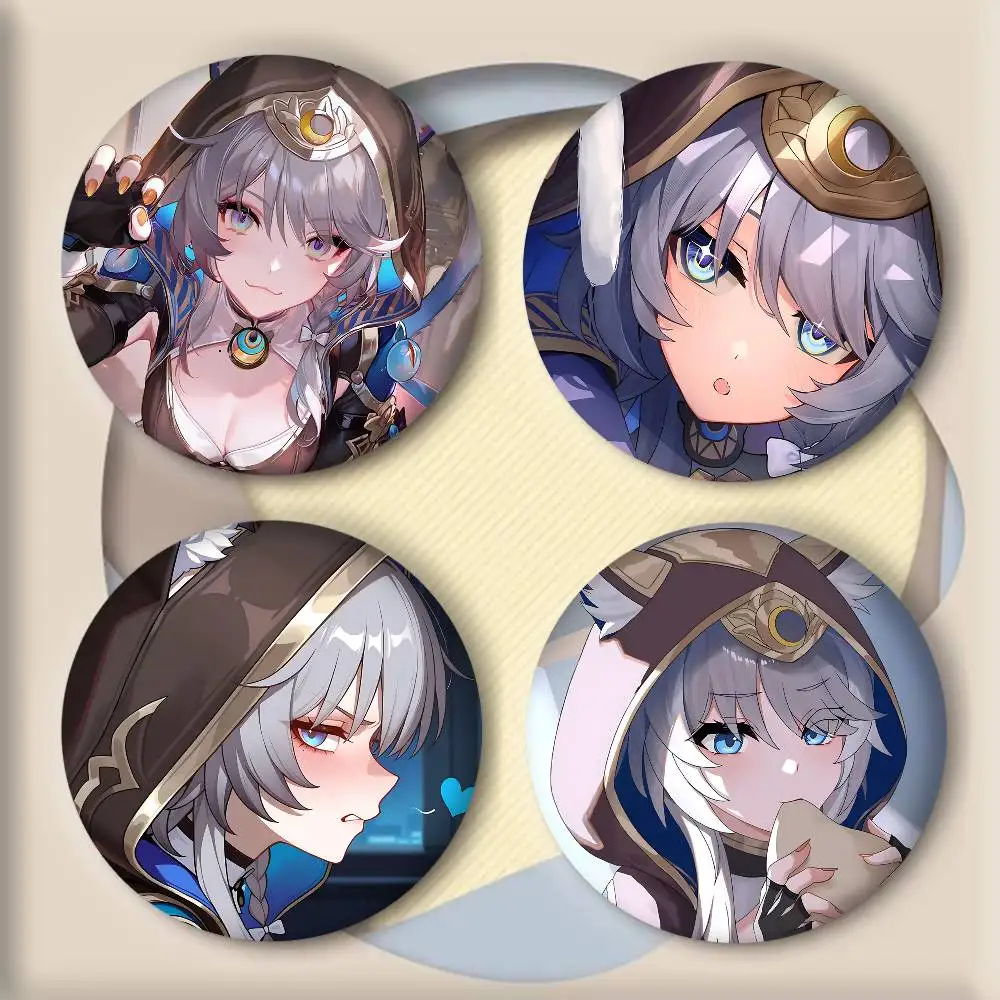 Game Anime Honkai Star Rail Cipher Badges DIY Backpack Clothing Accessories Jewelry Pins