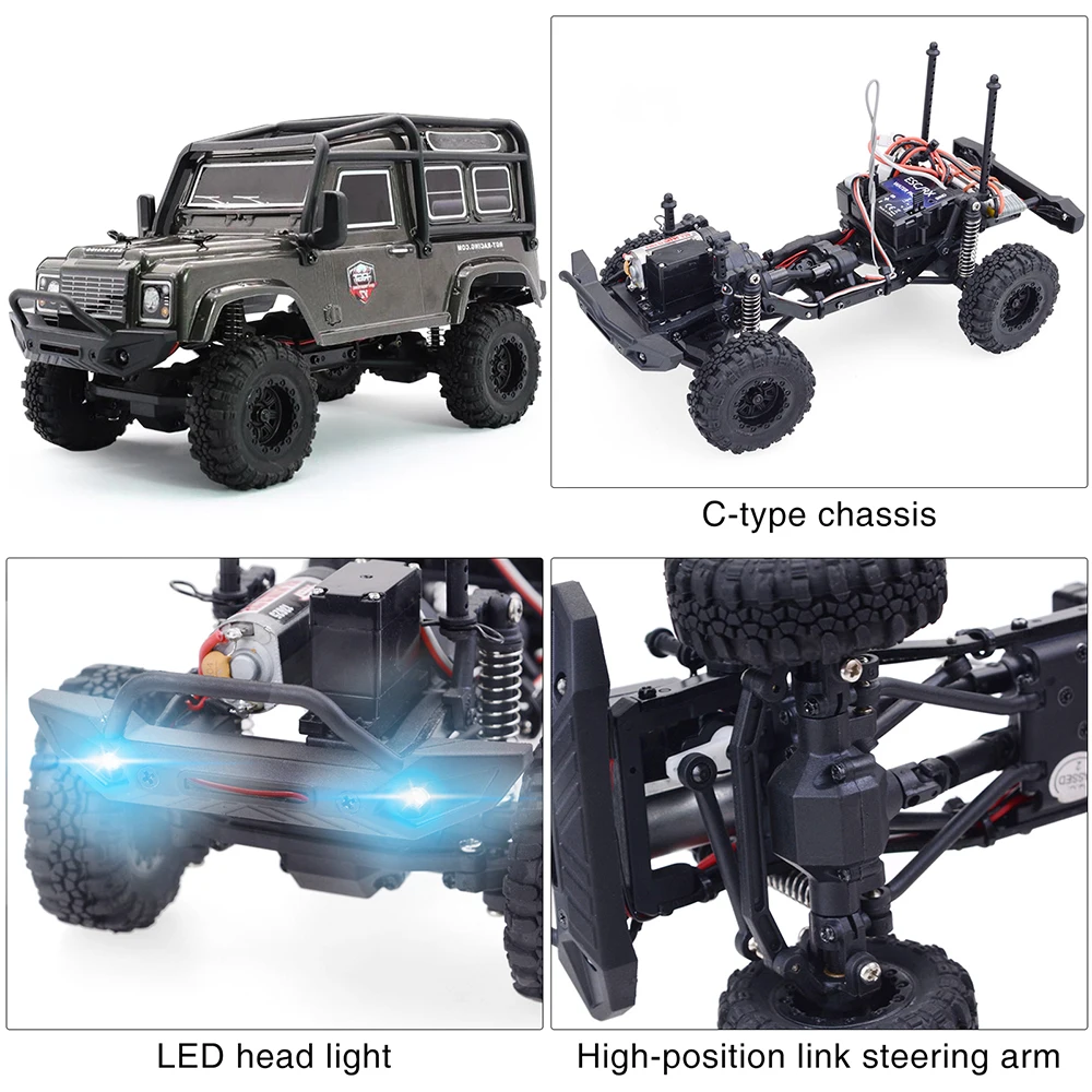 

SURPASS HOBBY RGT 136240 V2 1/24 RC Car RTR 15km/h Remote Control 4WD Crawler Car Off Road Vehicle Models Boy Toys Gifts