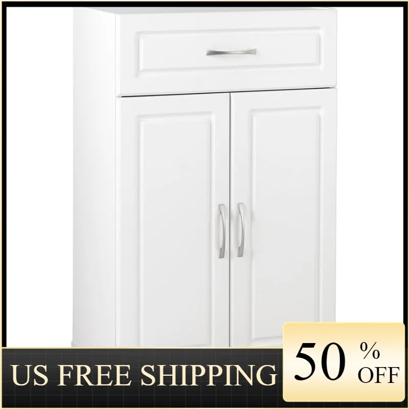 

SystemBuild Evolution Kendall 1 Drawer/2 Door Base Storage Cabinet 24" - White