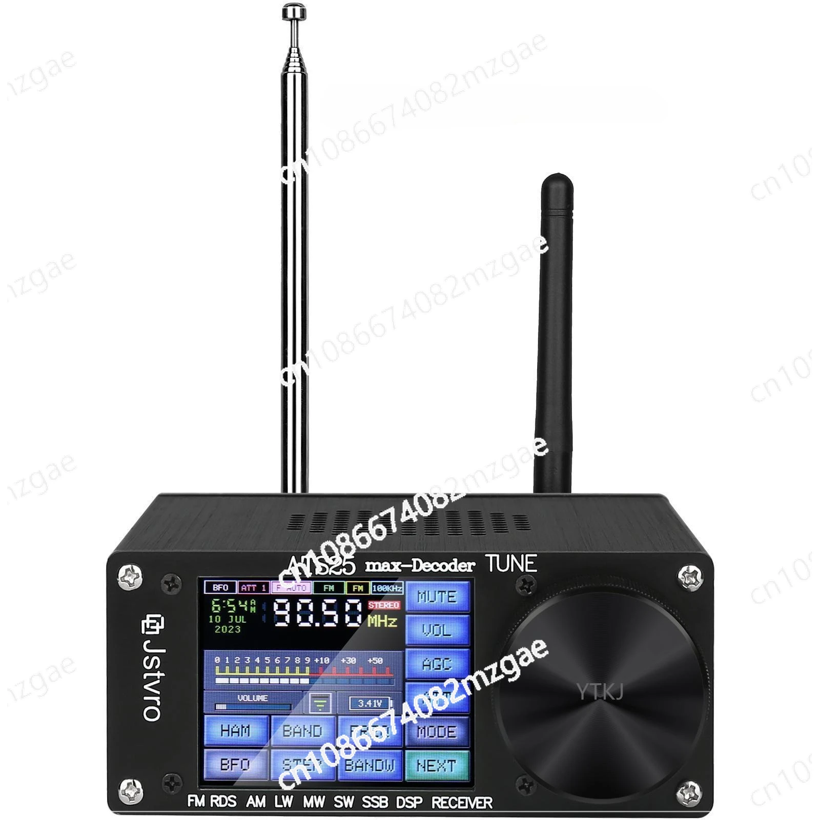 

Full Band Radio Receiver 64-108MHz with RDS Function ATS25 Max Decoder for Wide Frequency Coverage 132KHz-30MHz