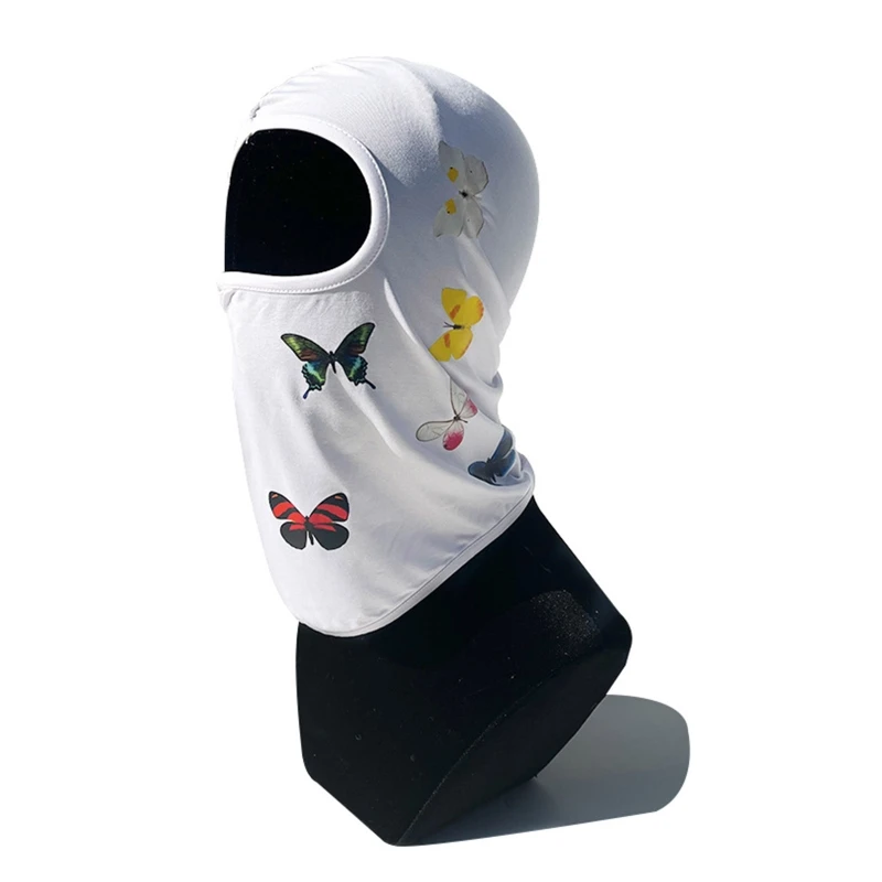 

Men Women UV for PROTECTION Balaclava Face Mask for butterfly Print Lightweight for Sun Hood Motorcycle Running Riding Full T8NB