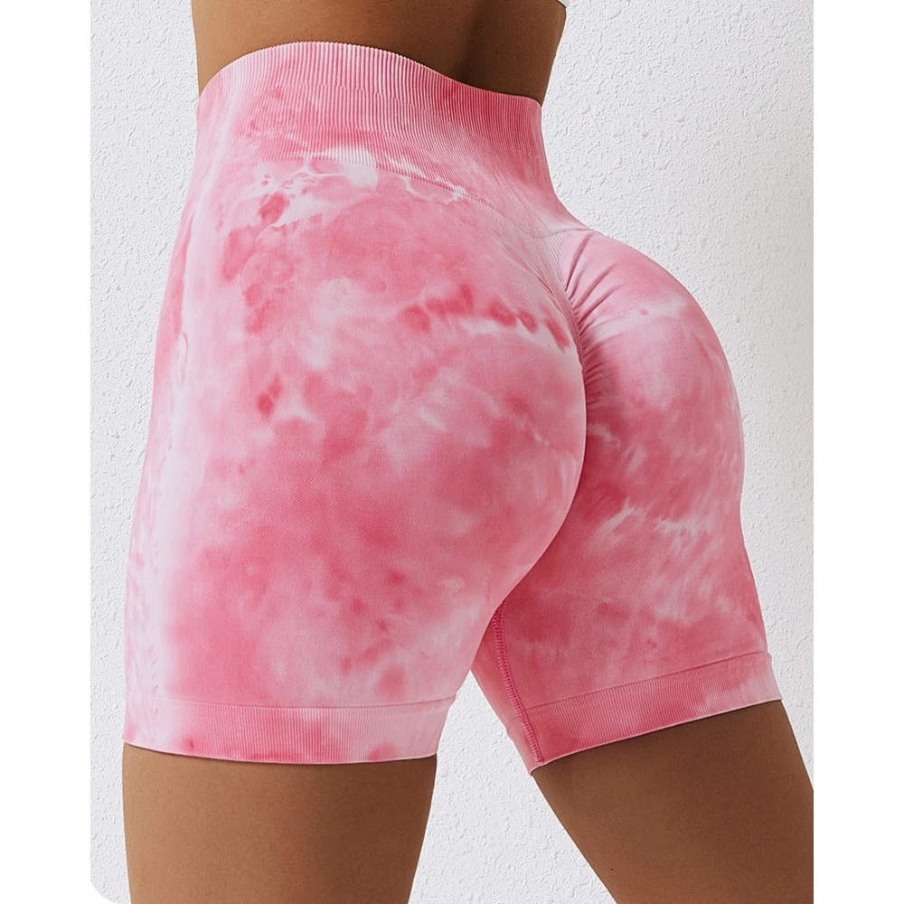 

Summer Women Tight Belly Quick Drying Peach Buttocks High Waist Yoga Shorts Female Casual Fitness Pants Streetwear Outfits
