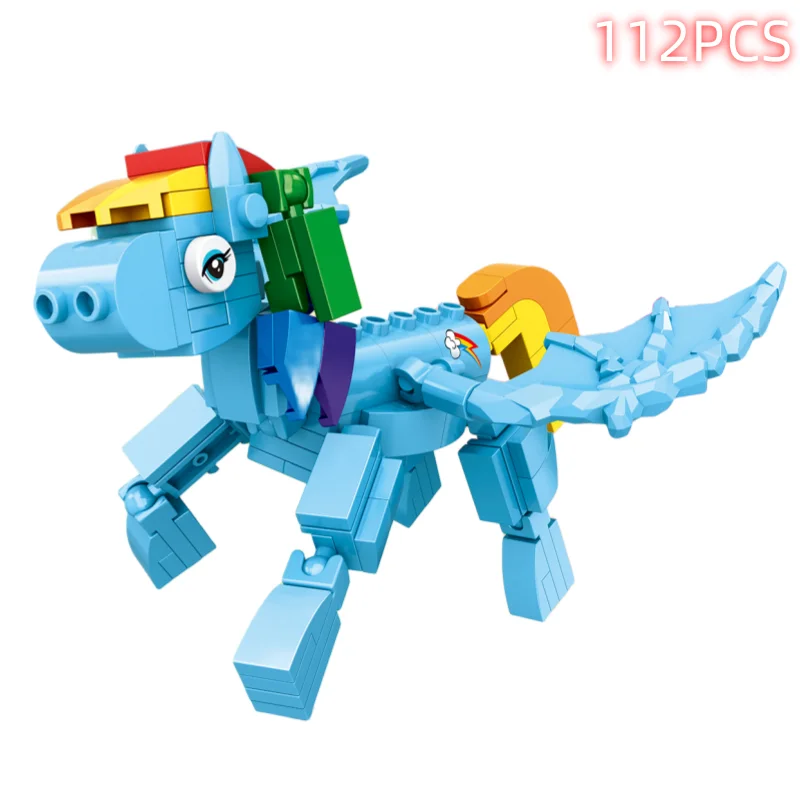 Pony War Mini Model Action Figure Kawaii Bouwstenen Compatibel Zoon Anime Steden Kerst Hallowmas Verjaardag Speelgoed Geschenken