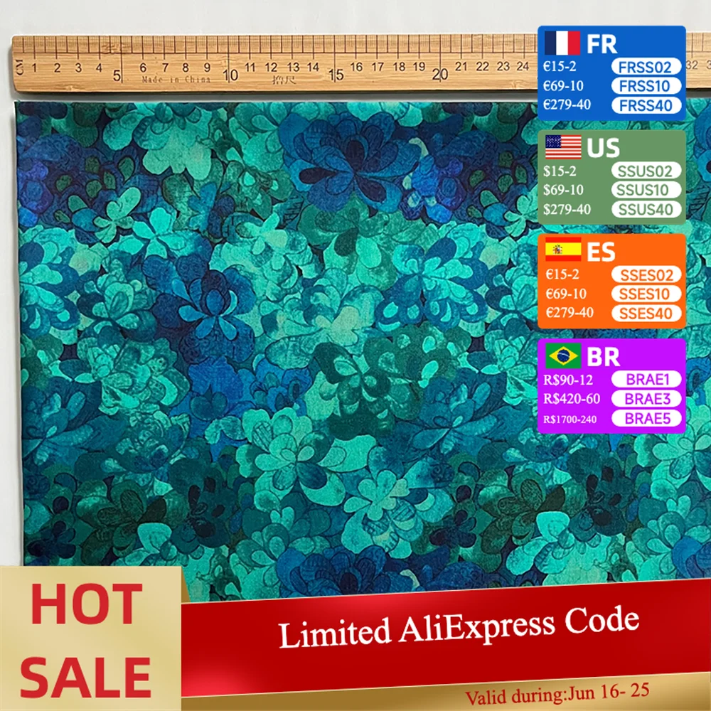 

80S Like Liberty, 100% хлопковая поплиновая ткань, цифровая печать, ручная работа, изготовление детской одежды, платья, рубашки, дизайнерская ткань