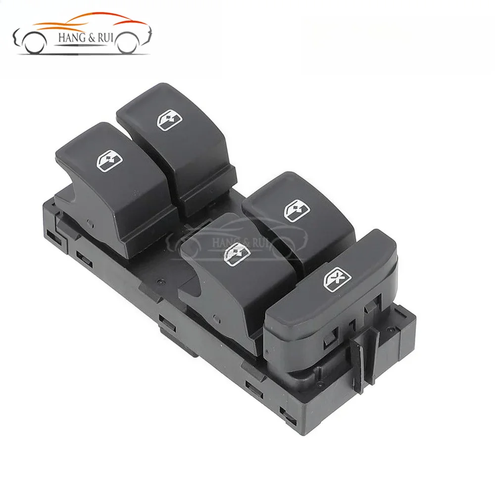 

6V1959857A For Skoda Fabia Rapid 2013 2015 Driver Door Master Window Control Switch Cuntrol Button 5JB959857 Green Light