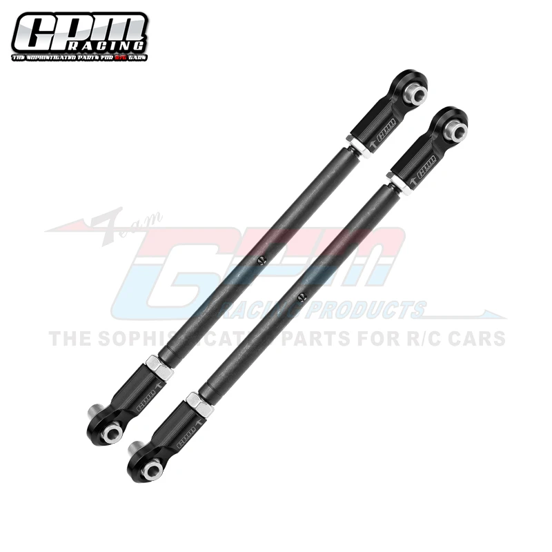 GPM 4140 Carbon Steel Adjustable Front Steering Rod With 7075 Alloy Ends For TRAXXAS-1/5 X-MAXX 6S/8S