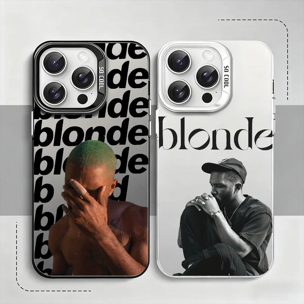 

Hot Singer F-Frank Ocean phone case For iPhone 12 11 13 14 15 16 17 Max Pro Plus Mini Protective IMD Color Cover