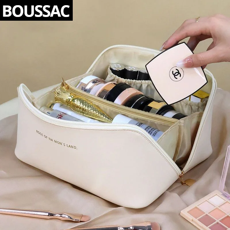 

Makeup Bag Travel Accessories Storage Organizer Mini Pouch With Zipper Suitcase Organization Beauty Handbags Women's Washbag