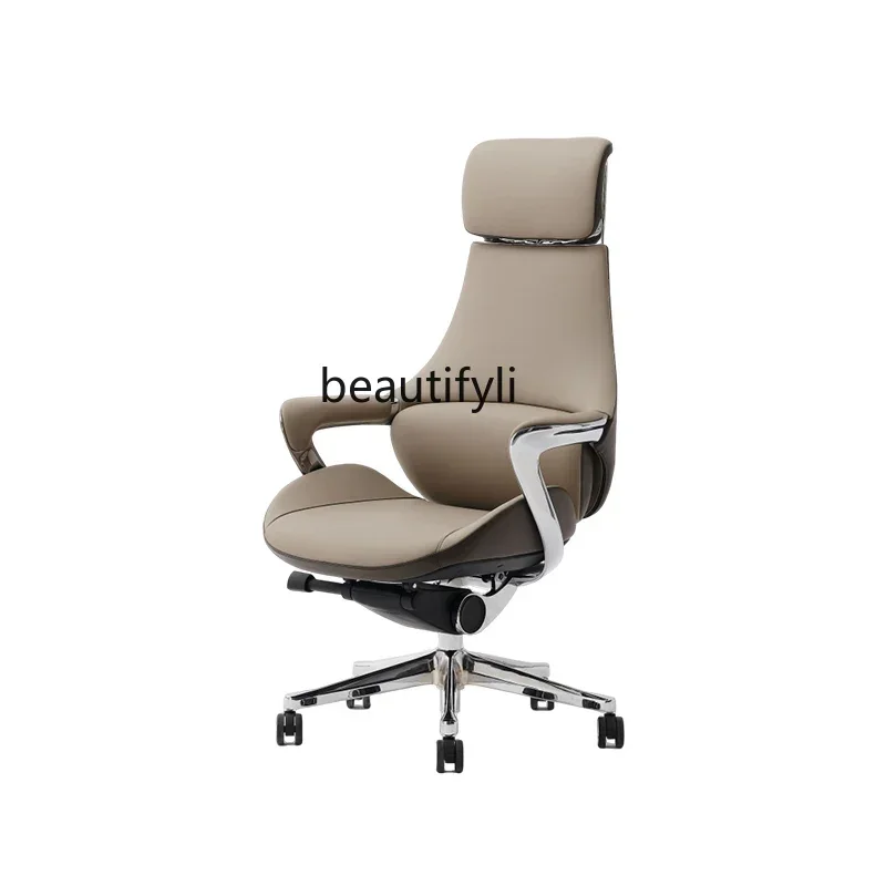 

xx1Leather Boss Chair Business Home Comfort Office Chair Computer Chair Lifting