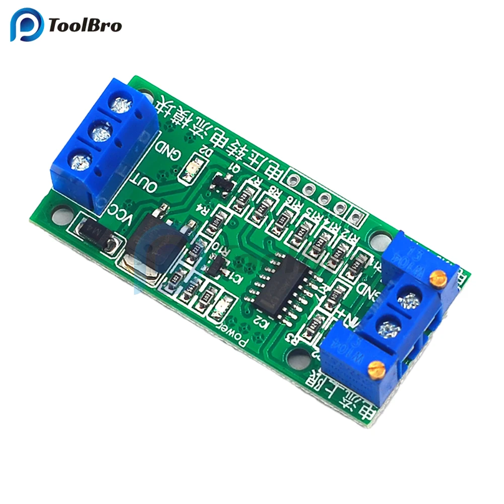 0-5V 4-20mA Voltage to Current Signal Converter Module Volt to Amp Transmitter Linear Conversion Transfer Board 2.5V 3.3V 5V