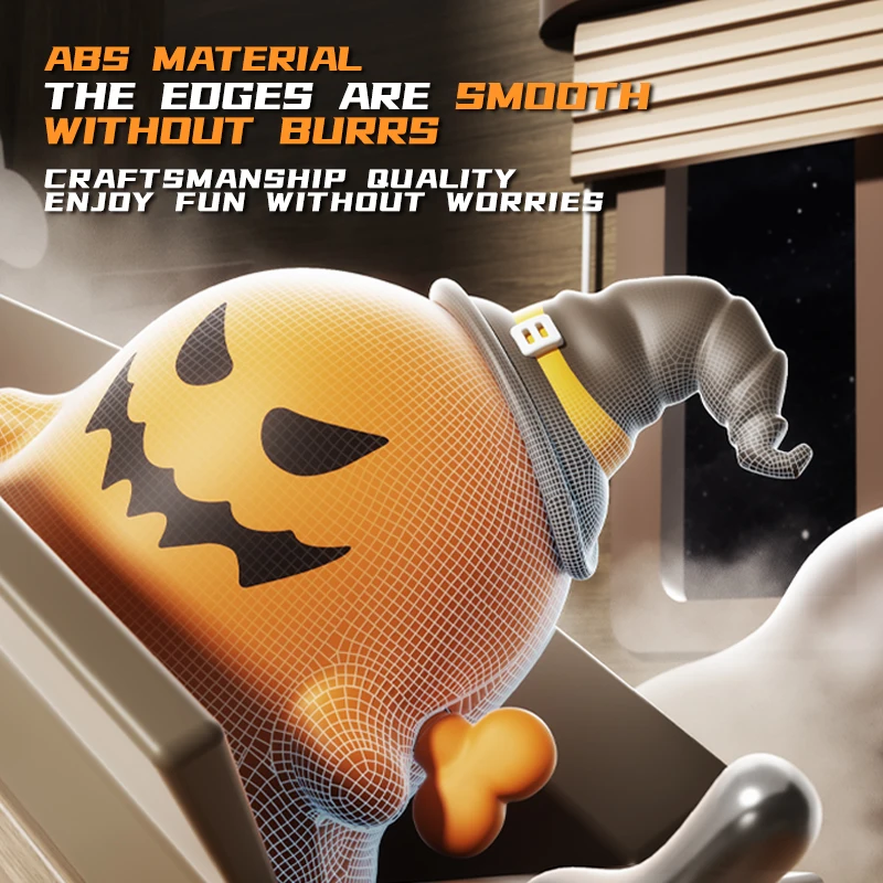 Spookachtig opwindbaar octopusspeelgoed - Pompoen Halloween-gagcadeau voor kinderen, leuk plastic mechanisch schuifspeelgoed