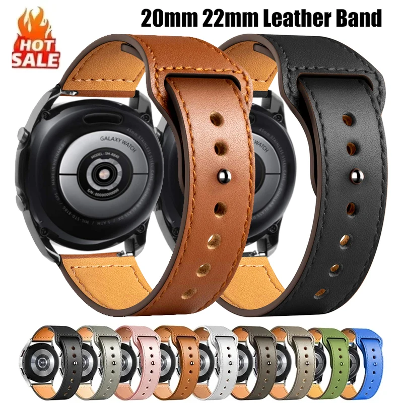 20Mm 22Mm Leather B… - image