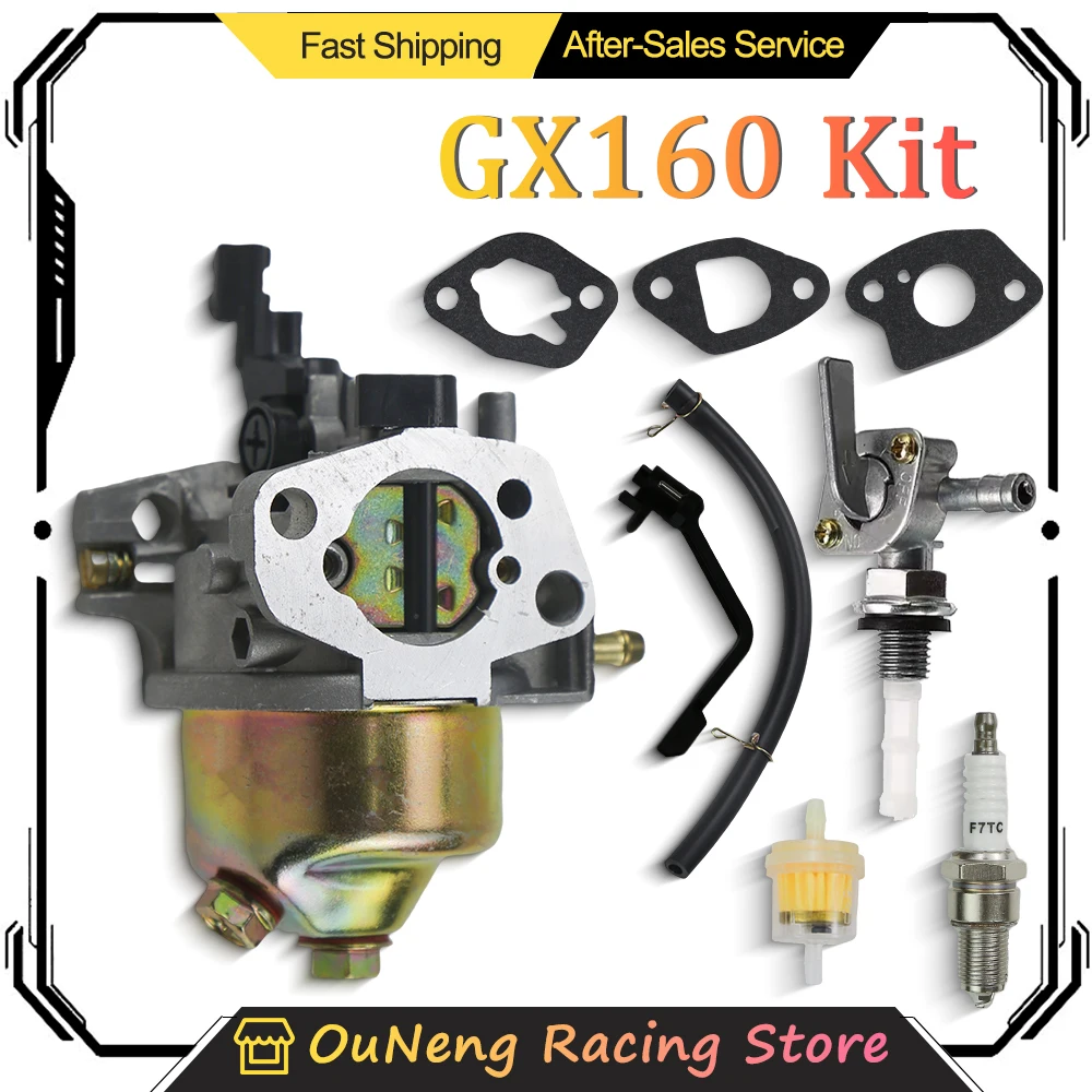 

Газонокосилка-генератор, карбюратор, газ 2 кВт-3 кВт для Hongda GX160 GX200 5,5 л.с. 6,5 л.с.