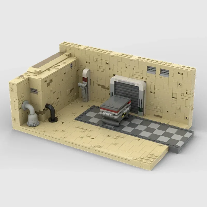 Estrella película Moc ladrillos de construcción Escape Galaxy Base modelo tecnología bloques escenas de películas clásicas juguete DIY Set regalos de montaje