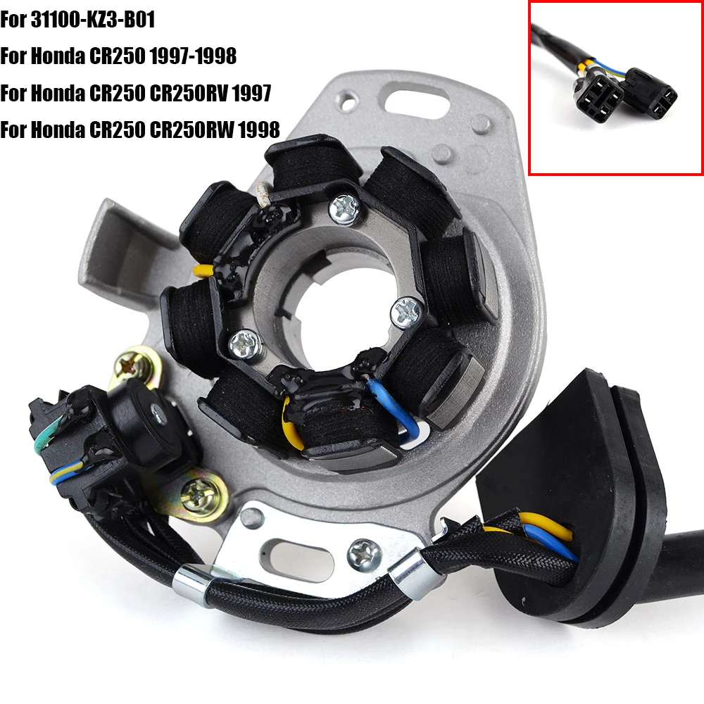 

CR250 CR250 RV CR250RW Stator Coil For Honda CR250 1997-1998 CR250 CR250RV 1997 CR250 CR250RW 1998