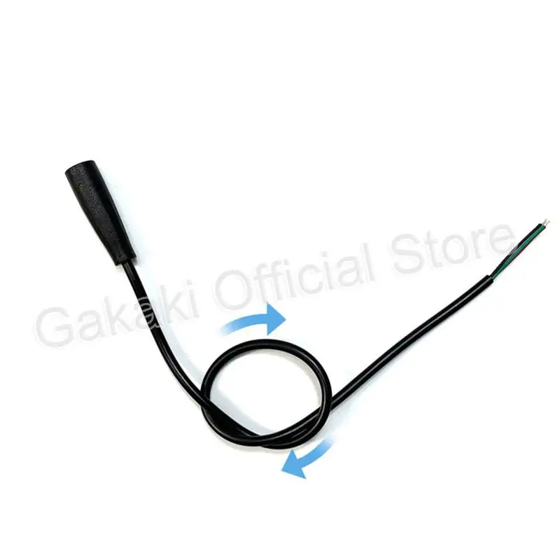 Accessori Ebike cavo opzionale connettore impermeabile Display Pin Base connettore 2/3/4/5/6Pin cavo di prolunga