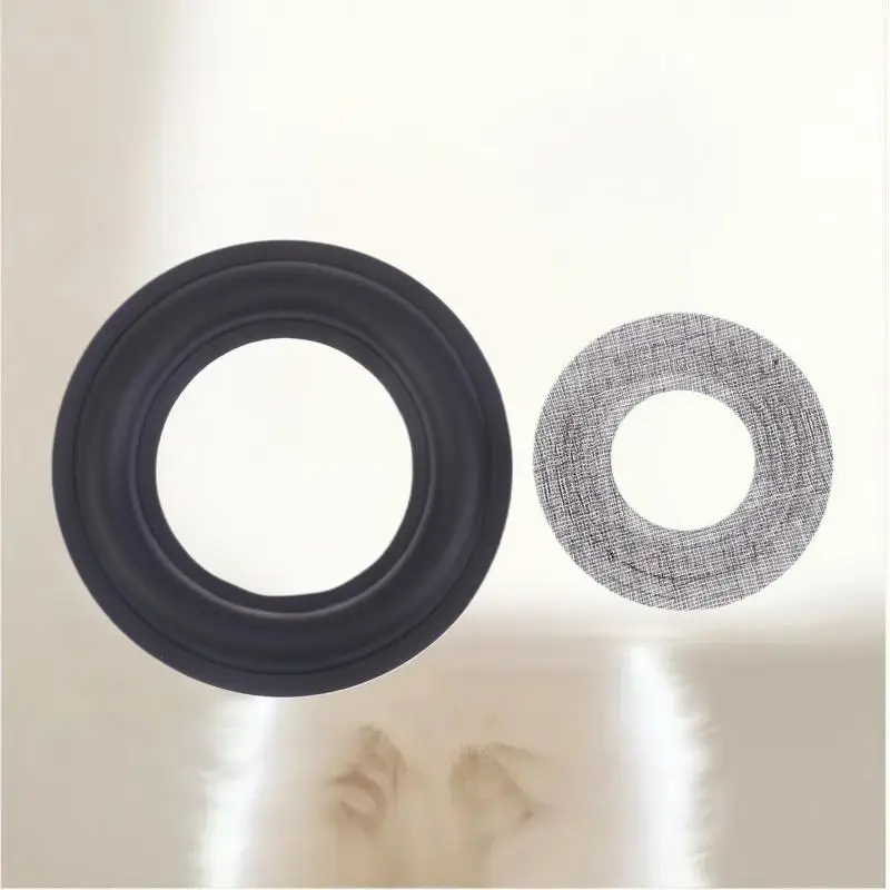 2PCS Folded Edge Foam Surround for Speaker Repair - High Elasticity Woofer Edge Ring Replacement Parts