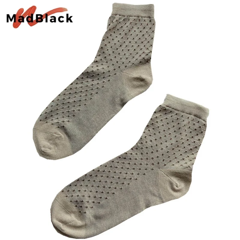 MadBlack, 5pairs 70% Silk Mesh Socks, Women Comfortable Breathable Sock, Fashion Casual Socks, 2026 Summer Autumn P63311JF