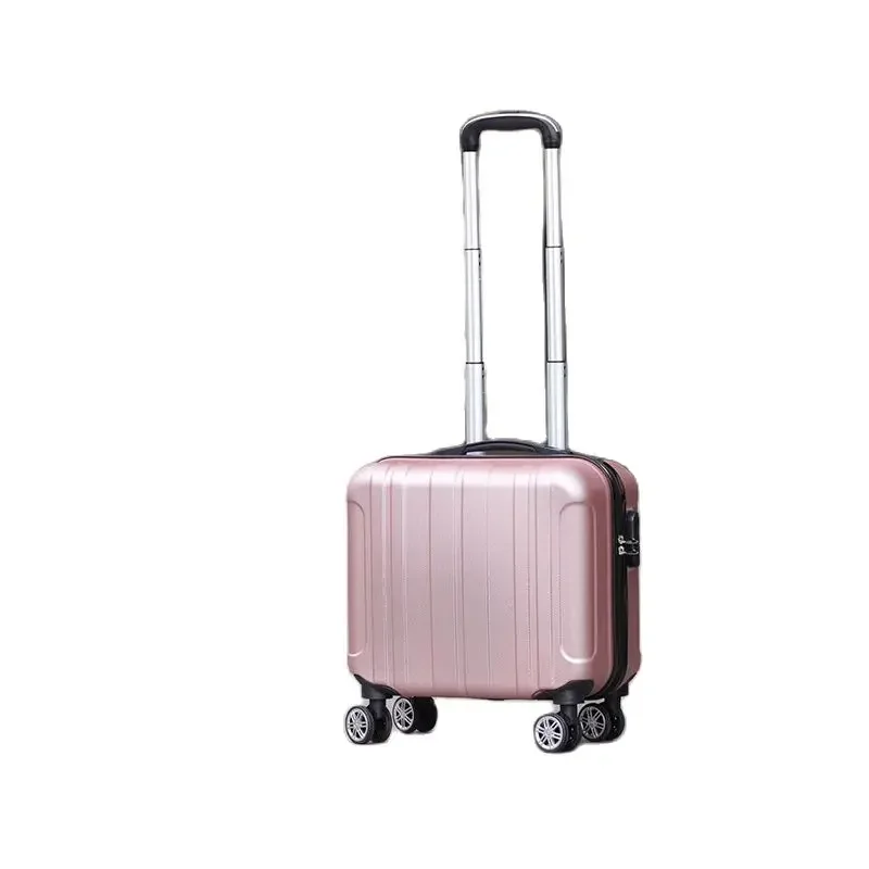 Small Suitcases on Wheels Ladies Mini Cabin Suitcase Trolley Case Password Carry on Luggage Cosmetic Bag 18Inch maletas de viaje