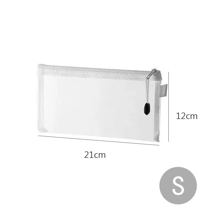 Mesh Zipper File Bag, Toy Storage Organizer
