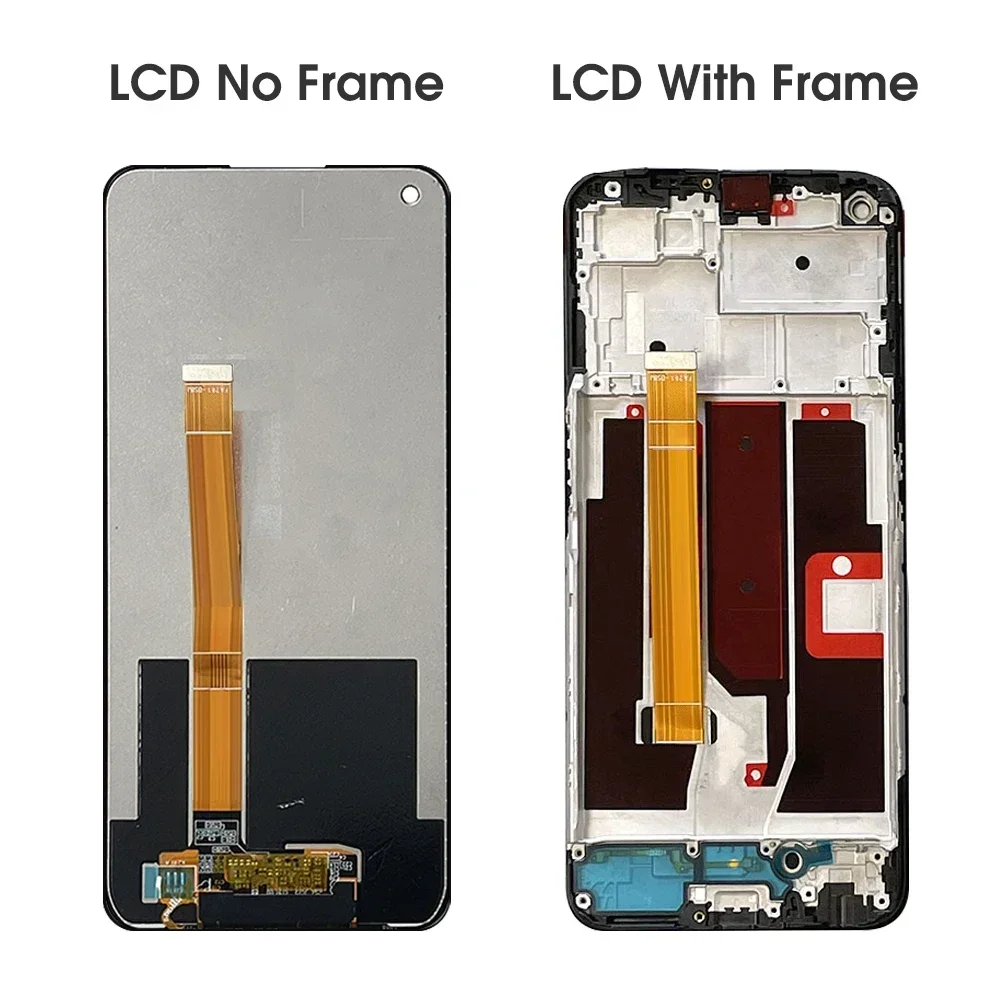 6.5\'\' Original For OPPO A74 5G LCD Display Touch Screen Digitizer Assembly Replacement For OPPO A74 5G CPH2197 CPH2263 Screen