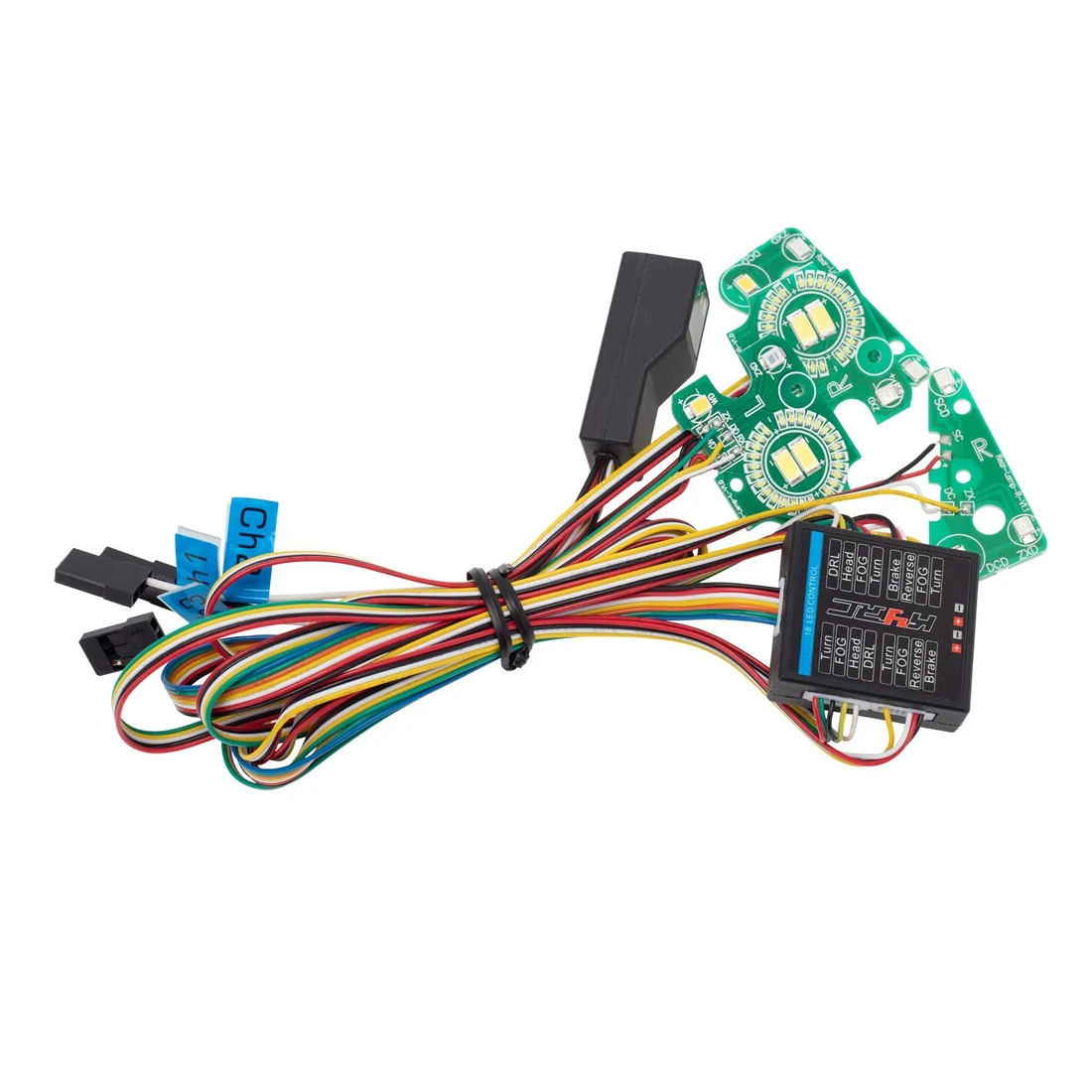 T70C LED Light System Front & Rear Lamp Group for Traxxas TRX4 Defender TRX-4 1/10 RC Crawler Car Turn Signals Brake Lights