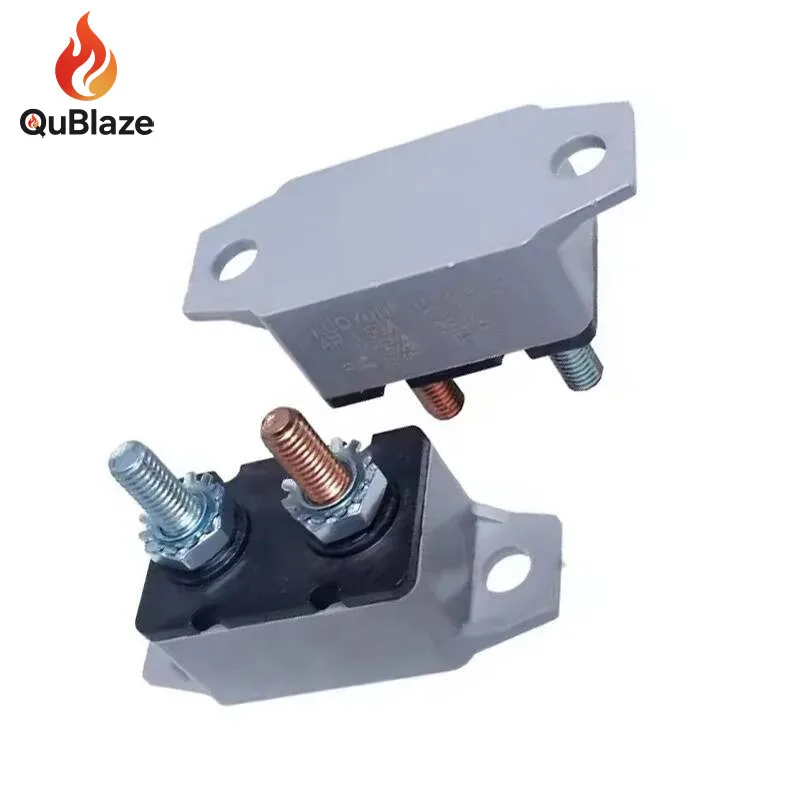 เบรกเกอร์วงจรรถยนต์แบบสตั๊ดโบลต์ 15A 20A 25A 30A 50A ป้องกันกระแสเกิน รีเซ็ตอัตโนมัติ