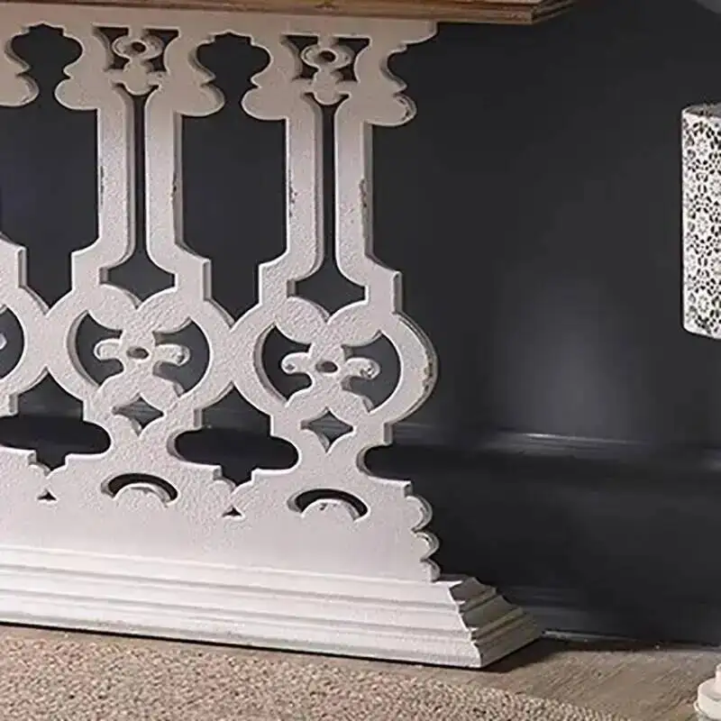 Rustikale Konsolentische im Shabby-Chic-Stil, Amerikanische Provinzielle Ästhetik, Klassische Konsolentische, Trendige Retro-Konsole, Meuble Wohnmöbel