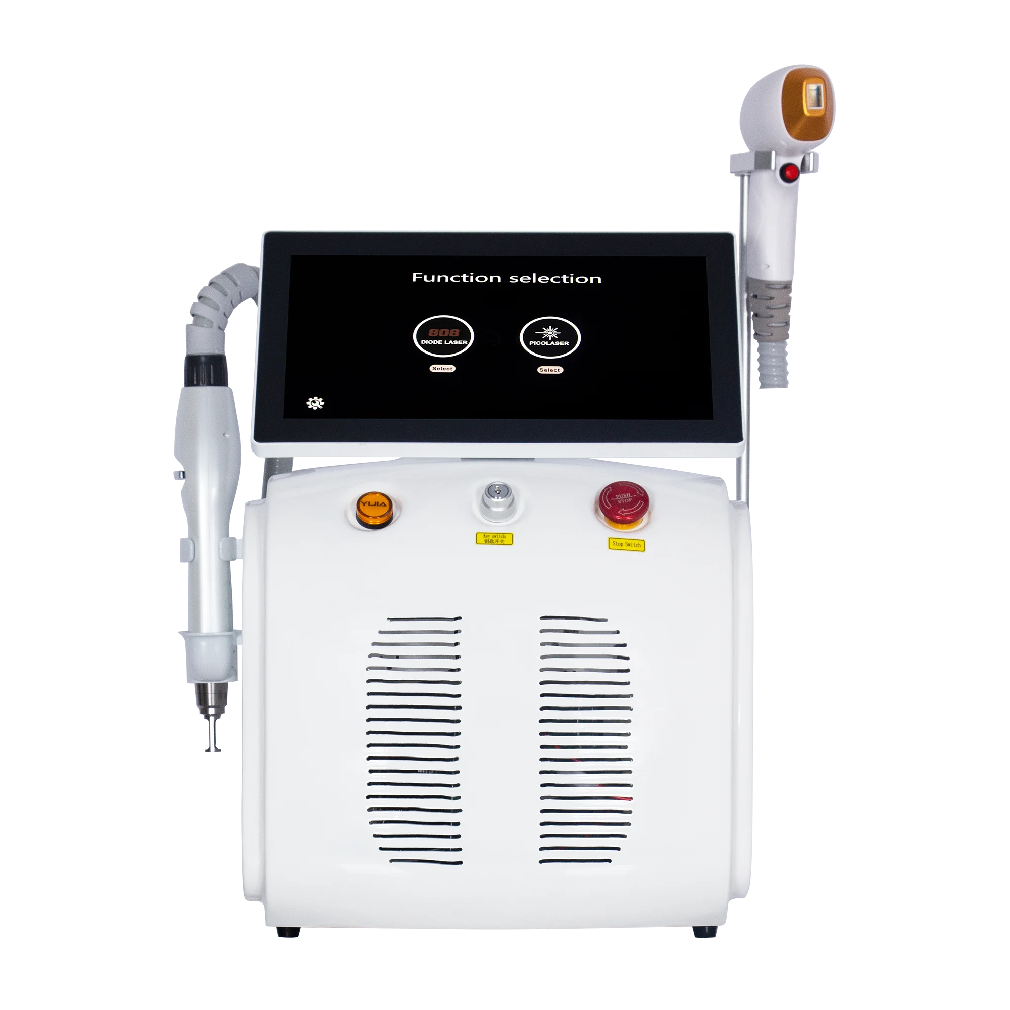 Double11 Sales High Power 2-in-1 Professional 808 Painless Hair Removal, Removal of Picosecond Tattoos 1064nm 532nm 1320nm