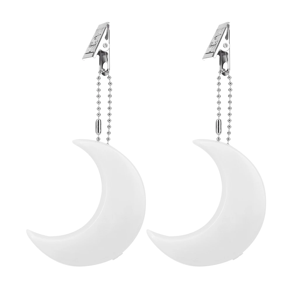 Luce per borsa a forma di luna con sensore automatico Luce notturna sospesa con borsa a clip Accessori per borse con lampada touch