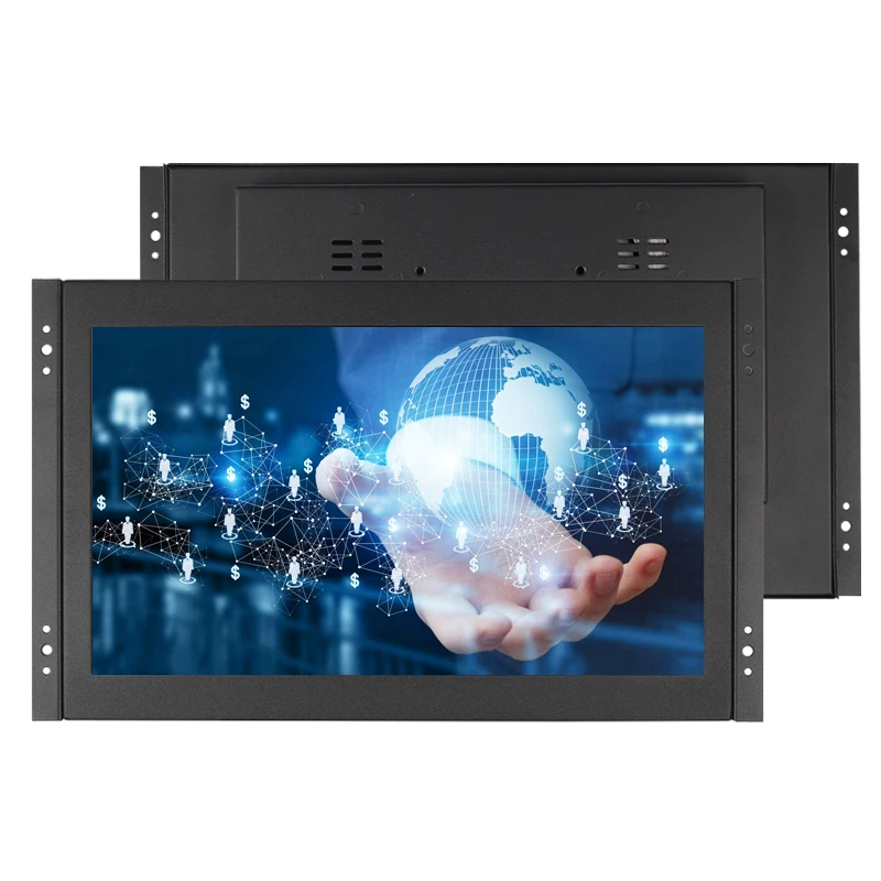 Industrial 13.3 inch 1920*1080 LCD Capacitive/Resistive Touch Screen Display Open Frame Monitor with HDMI VGA USB Interface